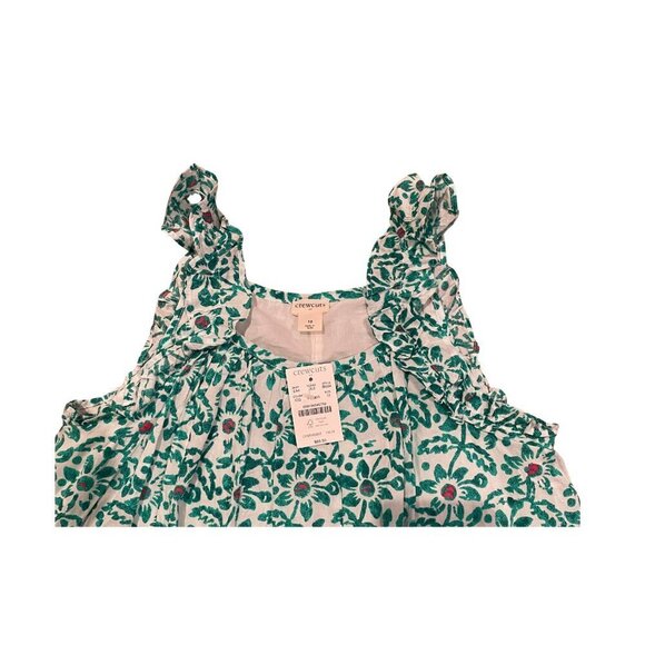 Crewcuts Factory Girl's Green & Pink Floral Sundress - New! - Picture 2 of 3